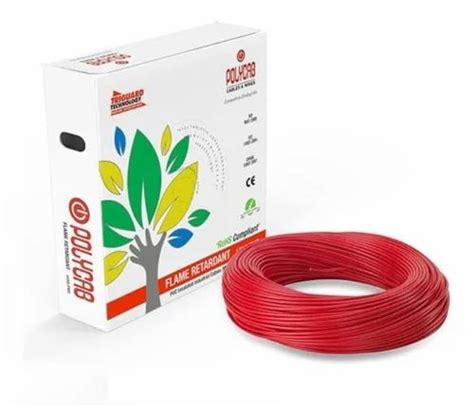 POLYCAB 4 SQ MM FRLF 200MTR -RED/GREEN/YELLOW/BLACK/BLUE at Rs 33/meter | Polycab Wire in Jaipur ...