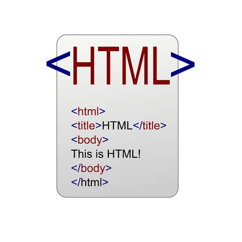 Clipart - HTML Logo