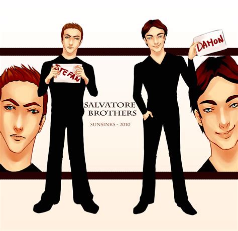 Salvatore brothers by Sunsinks on DeviantArt