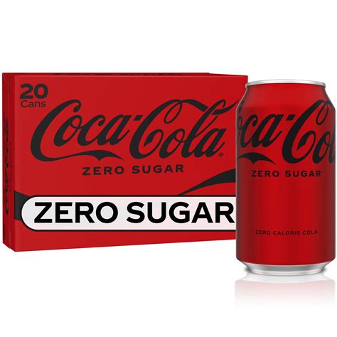 Coke Zero Sugar Diet Soda Soft Drink, 12 fl oz, 20 Pack - Walmart.com - Walmart.com