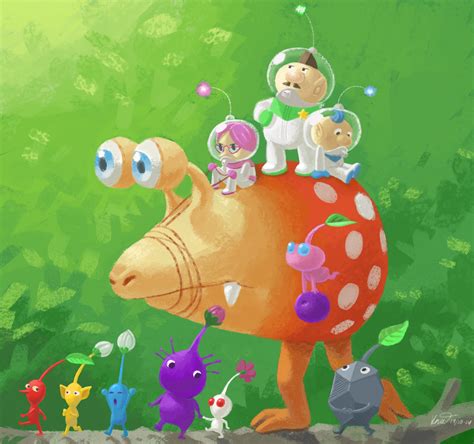 Fan Art - Pikmin Parade by kittyninjafish on DeviantArt