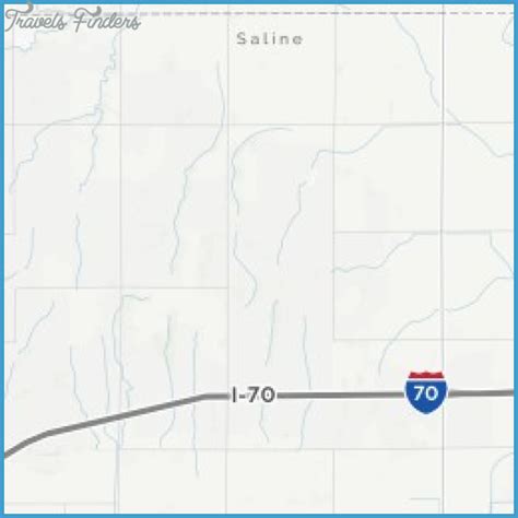 Salina Kansas Map - TravelsFinders.Com