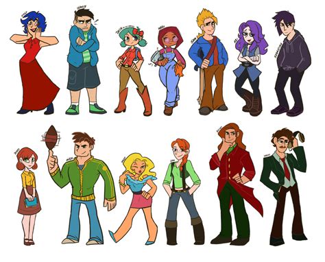 Stardew Valley Bachelors by YLvanYLAN on DeviantArt