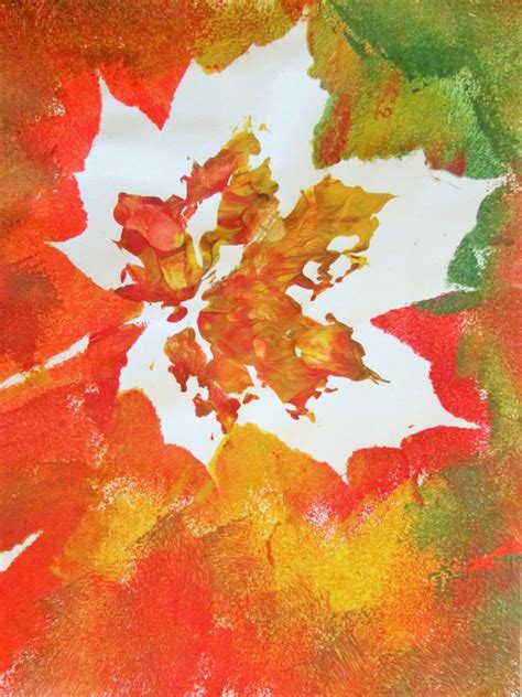 Autumn Leaf Painting