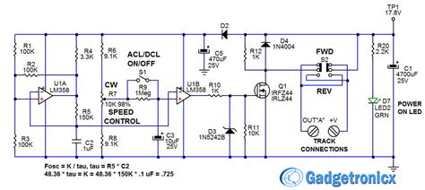 DIY Model Train controller project - Gadgetronicx