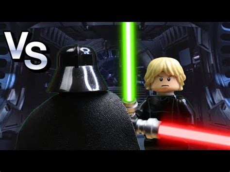 Brickfilm Luke VS Darth Vader in lego Star Wars (Episode VI - Stop motion) - YouTube