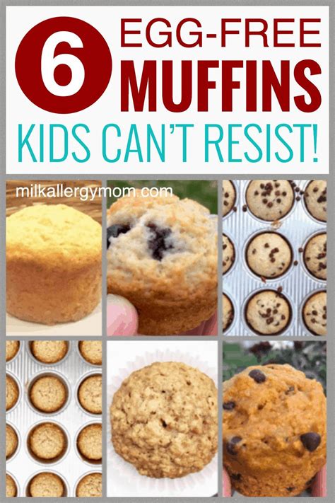 6 Easy Muffin Recipes Kids Love, Dairy & Egg Free | Milk Allergy Mom ...