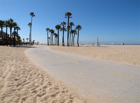 Santa Monica Bike Path stock photo. Image of santa, bike - 10434038