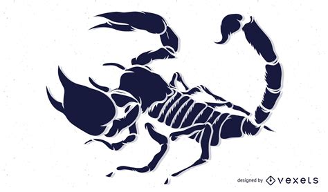 Scorpion Detailed Silhouette Design Vector Download