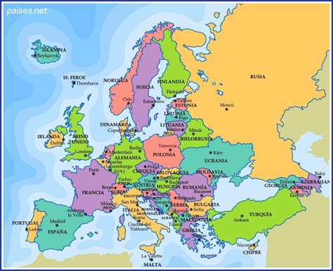 Capitales de Europa - Países del Mundo