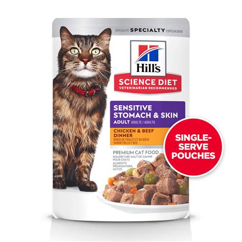 Hill's Science Diet Adult Sensitive Stomach & Skin Chicken & Beef ...