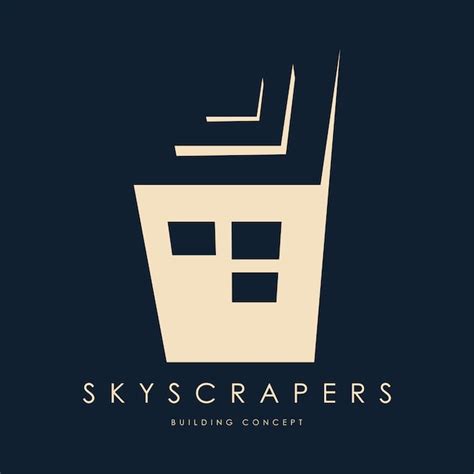 Premium Vector | Skyscraper logo design concept vector