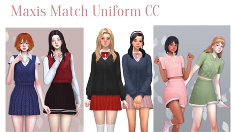 Sims 4: Maxis Match Uniform CC and HSY to buy or not to buy | Gamers