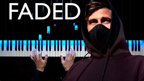 Alan Walker - Faded | Piano cover | Sheets | Alan walker, Romantic music, Piano cover