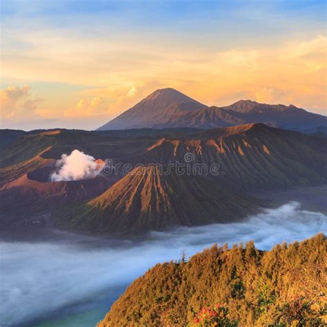 Bromo Mountain in Tengger Semeru National Park Stock Photo - Image of mystic, adventure: 41474104