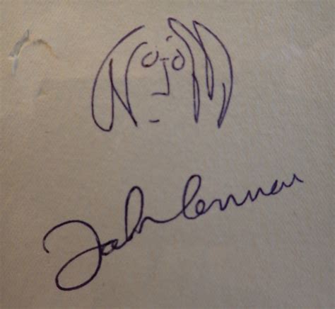 JOHN LENNON SIGNED.