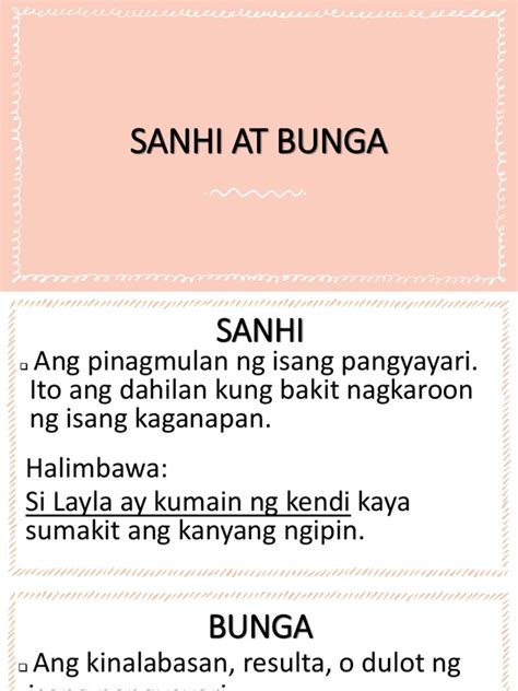 Lecture 1 - Sanhi at Bunga G4 | PDF