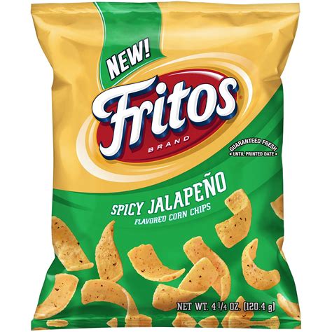 Fritos Spicy Jalapeno Flavored Corn Chips 4.25 oz. Bag - Walmart.com