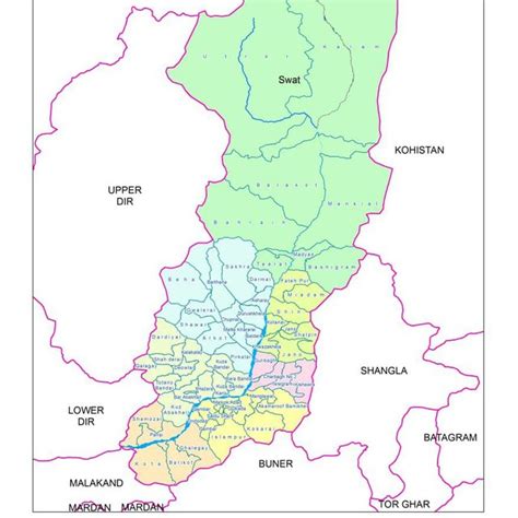 Map of District Swat [36]. | Download Scientific Diagram