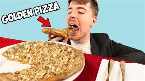 I Ate A $70,000 Golden Pizza | MrBeast Wiki | Fandom