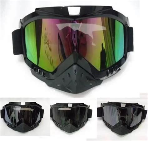 HELMET Goggles Open face motorcycle Goggles glasses Motocross Scooter ...