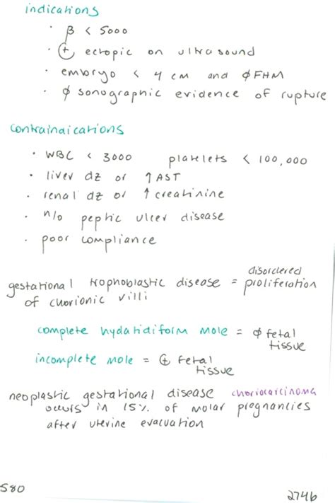 580. Indications for methotrexate in ectopic, contraindications / What is a molar pregnancy ...