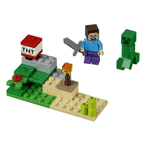 LEGO Minecraft Steve and Creeper 30393 - Walmart.com - Walmart.com