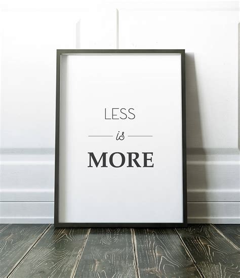 Minimalist Print Quote Prints Wall Art Prints Minimalist | Etsy