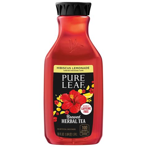 Pure Leaf Hibiscus Lemonade Tea - Shop Tea at H-E-B