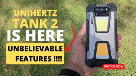 The Unihertz Tank 2 has a laser projector and a 15,500mAh battery