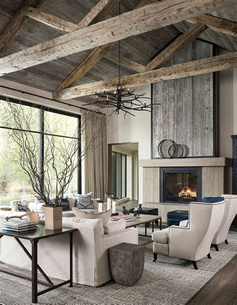 Incredible Rustic Farmhouse Living Room Design Ideas 21 - MAGZHOUSE