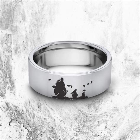 Studio Ghibli Ring, Totoro Wedding Band, Spirited Away Jewelry, Totoro | Anime jewelry, Fashion ...