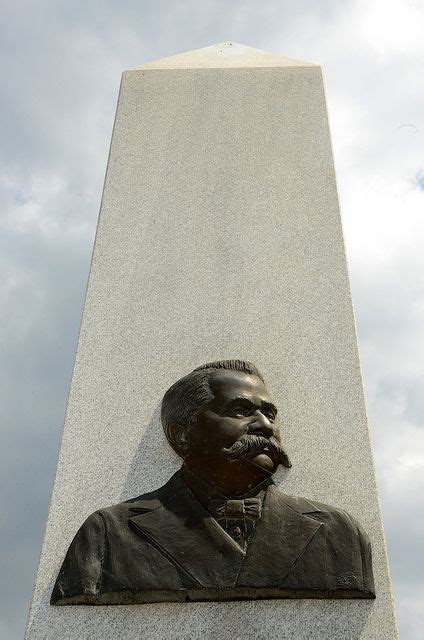 A monument to William Dudley Chipley is seen in Chipley, Fla. The monument reads, "Builder of ...