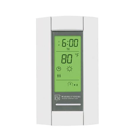 WarmlyYours WarmlyYours Master Programmable Floor Heating Thermostat | The Home Depot Canada