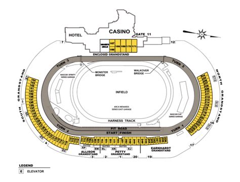 Seating Chart | Fans | Dover Motor Speedway