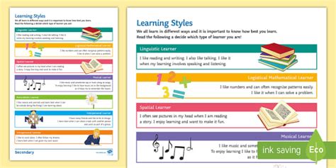 Learning Styles Worksheet / Worksheet (Hecho por educadores)