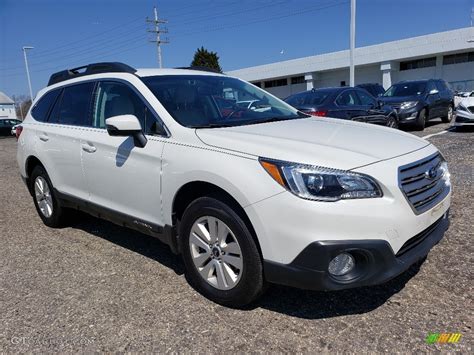 2016 Crystal White Pearl Subaru Outback 2.5i Premium #132678527 | GTCarLot.com - Car Color Galleries