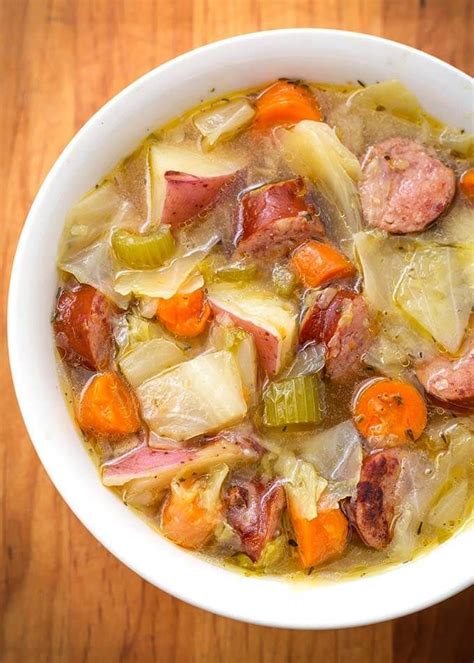 Instant Pot Kielbasa Cabbage Potato Soup is a Fall soup if ever there ...