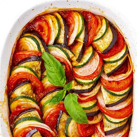 Ratatouille with Mushrooms (Vegan) - FORAGER, ratatouille - okgo.net