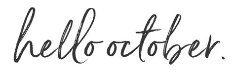 October PNG Clipart - PNG Mart