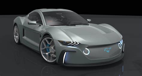 2025 Ford Mustang Electric Study Envisions Muscle Car Of The Near ...