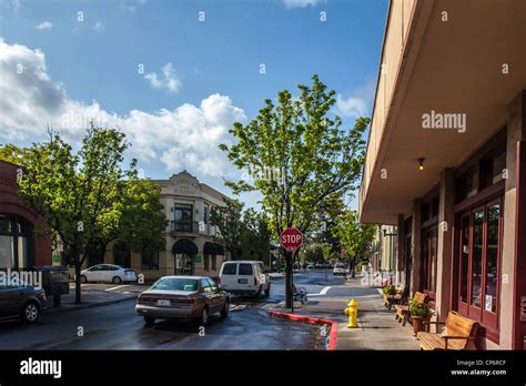 Scenes from downtown Campbell California Stock Photo - Alamy