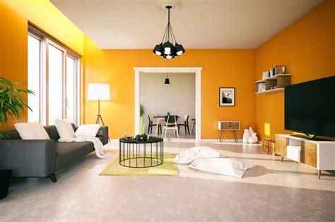 Orange Living Room Ideas