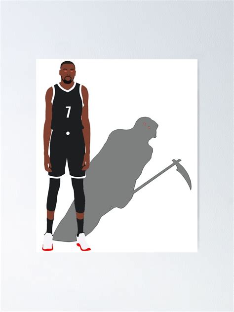 "Kevin Durant Slim Reaper" Poster for Sale by SiniaaStoji | Redbubble