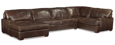 15 Best Collection of Leather Chaise Sectionals