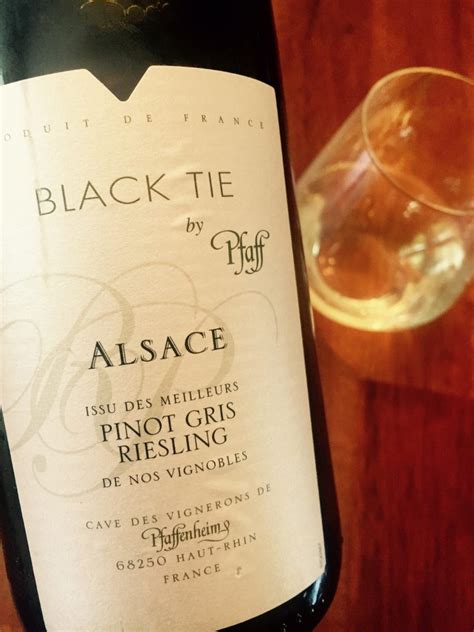 Alsace Pfaff Black Tie 2016 – A Lovely Pinot Gris / Riesling ...