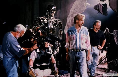 James Cameron and Stan Winston Terminator 2 from 1991 : r/Moviesinthemaking