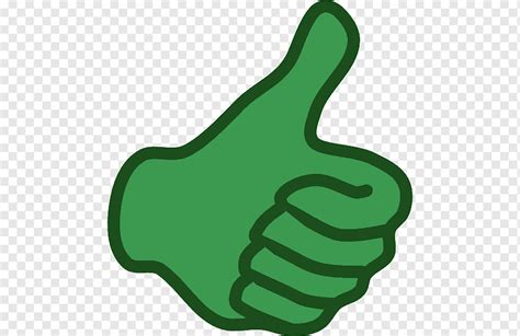 Thumb signal, Green Thumb, hand, presentation, smiley png | PNGWing