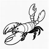 Lobster outline Black And White Cute coloring Book  Premium AI sketch template