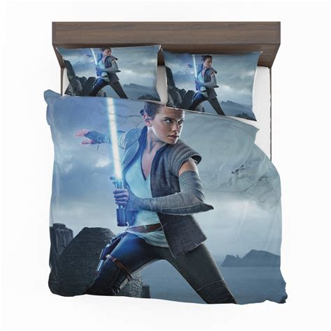 Star Wars The Last Jedi Movie Daisy Ridley Jedi Rey Star Wars Bedding Set